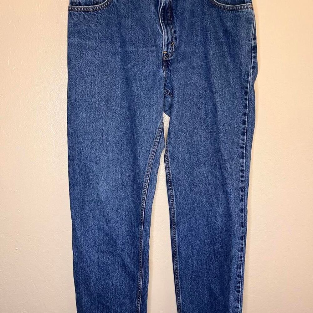 Vintage 90s Levi's Jeans 555 Guy's Fit Low Rise Women 15 JR L Blue Denim USA